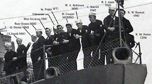 Enlarged Photo of bow of ship